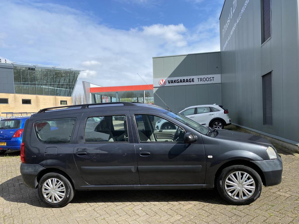 Dacia Logan MCV 1.6 Ambiance 7 Persoons,APK 10-01-2027,Airco, Auto's, Metallic lak, Stof, 4 cilinders, 635 kg