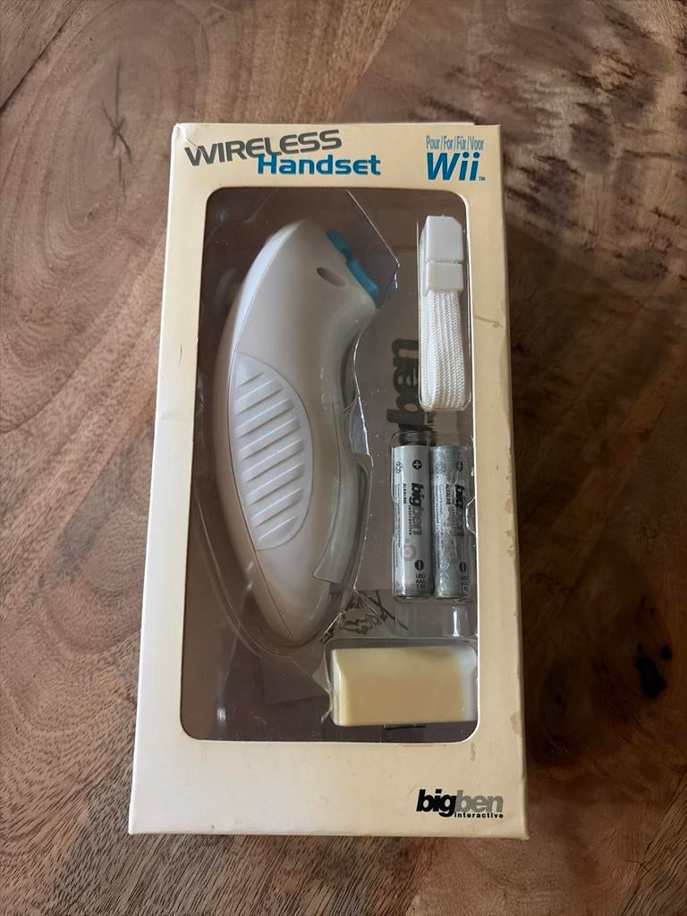 Bigben Interactive Draadloze Handset voor Wii, 1 speler, Ophalen, Nieuw, Vanaf 3 jaar