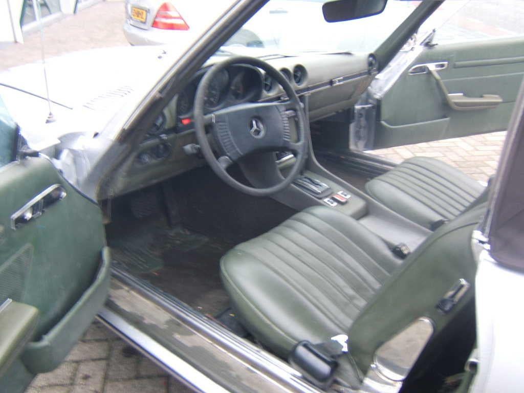 Mercedes-Benz SL-Klasse 450 SL Roadster (bj 1973, automaat), Automaat, Gebruikt, Cabriolet, Leder