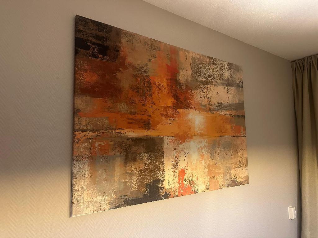 Canvas schilderij, Ophalen, Gebruikt, 125 cm of meer, Schilderij