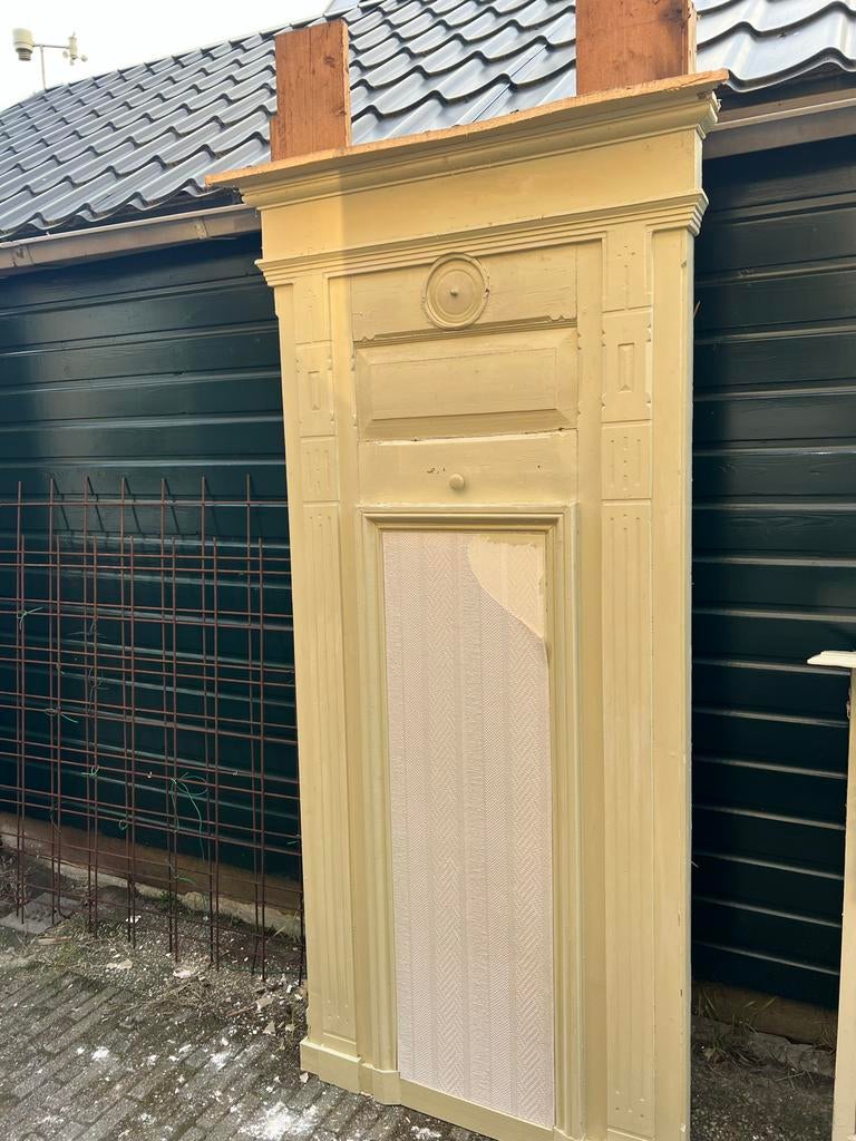 Authentieke houten schouw ombouw, Ophalen, Gebruikt, Inbouwhaard, Overige soorten