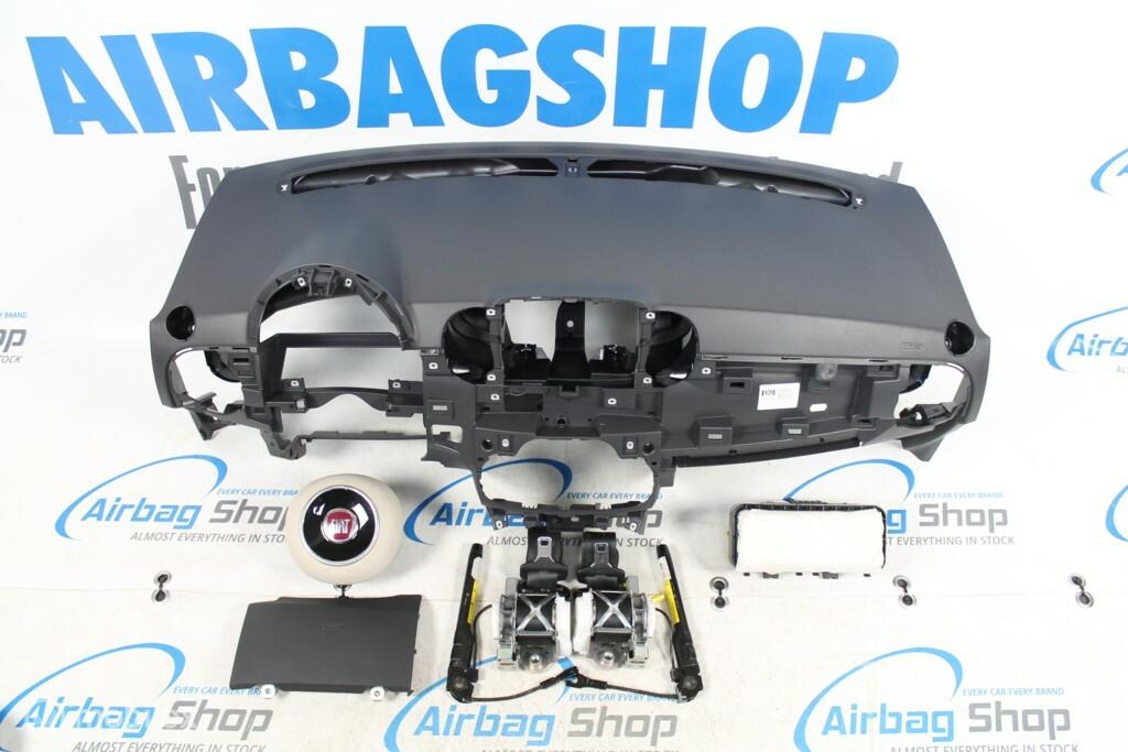 Airbag set - Dashboard grijs Fiat 500 (2016-heden)