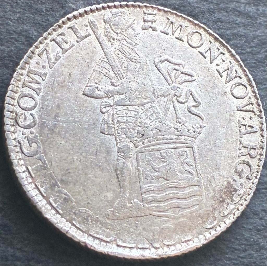 Zilveren dukaat Zeeland 1770 mooi gecentreerd uitgemunt XF, Vóór koninkrijk, Zilver, Losse munt, Overige waardes