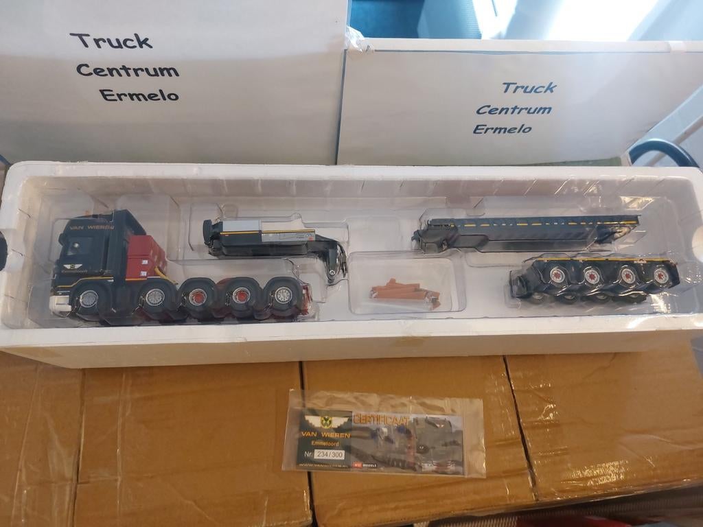 Van wieren Scania r 10x4 met noteboom dieplader, Ophalen of Verzenden, Nieuw, Bus of Vrachtwagen, Wsi