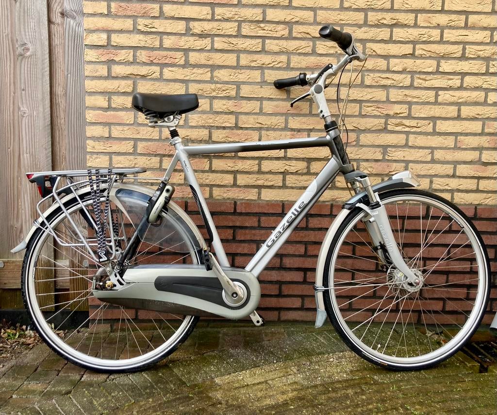 Gazelle Goldline Saphir herenfiets – 62 cm – goede staat, Ophalen, Gebruikt, Gazelle, Versnellingen