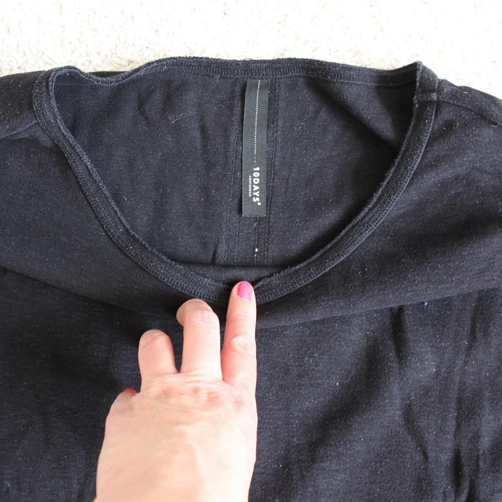 Mooie 10Days Sweater Jurk - 92 (Maat 3/L) € 30,-, Kleding | Dames, Zwart, Maat 42/44 (L), 10days, Ophalen of Verzenden