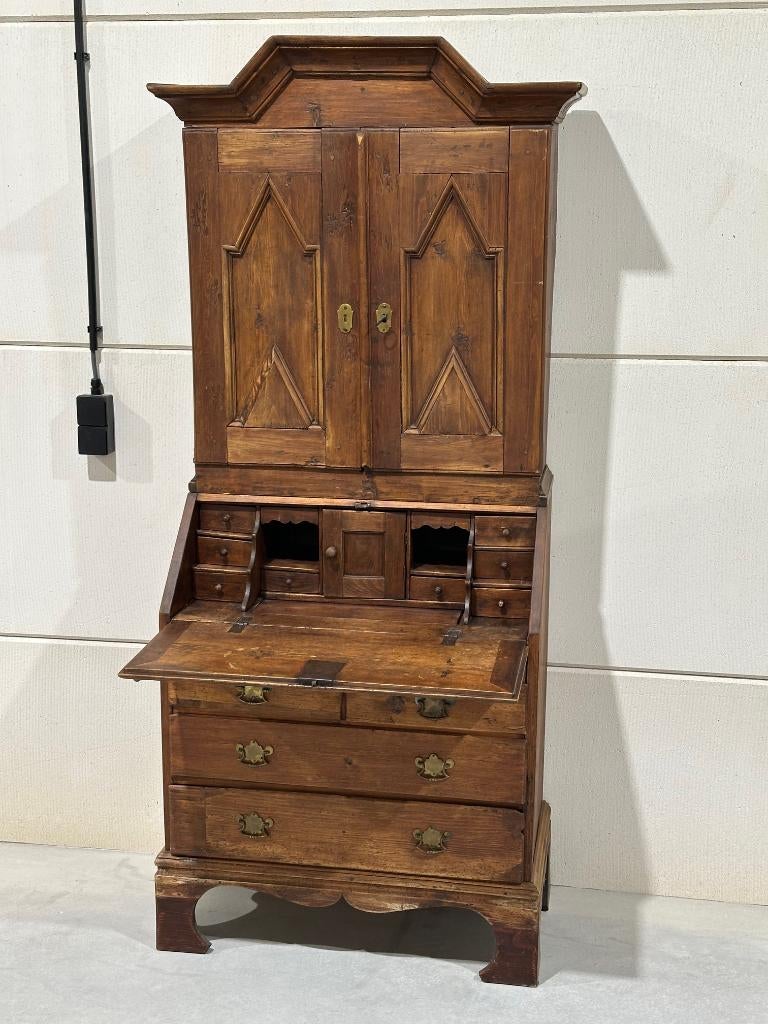 Antieke secretaire met boekenkast, Antiek en Kunst, Antiek | Kantoor en Zakelijk, Ophalen of Verzenden
