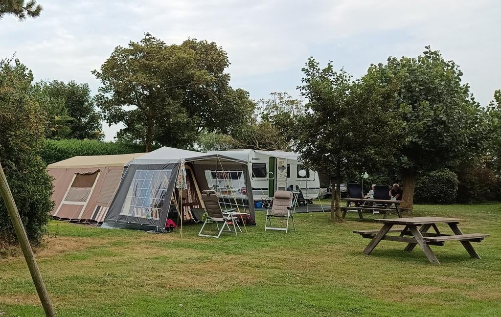 Retro bungalow tent incl. nieuwe luifel, Caravans en Kamperen, Ophalen