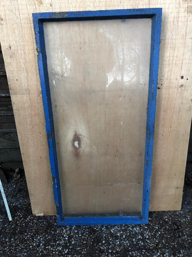 glas met ijzeren rand erom, voor kas of broeibak., Ophalen, Minder dan 80 cm, Minder dan 80 cm, Zo goed als nieuw