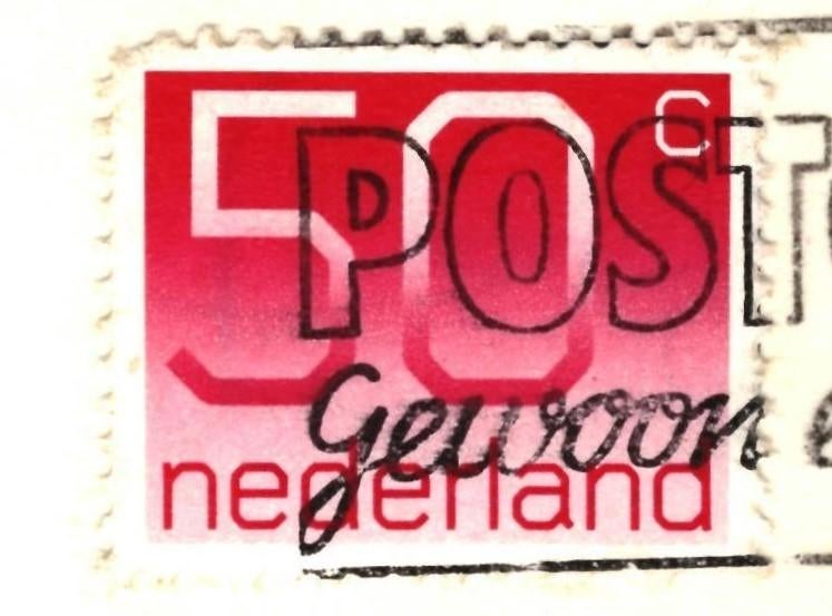 993181 Well 1182 Limburg Gelopen met postzegel, Verzamelen, Ophalen of Verzenden, 1980 tot heden, Limburg