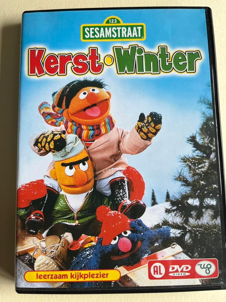 Sesamstraat kerst winter DVD, Cd's en Dvd's, Dvd's | Kinderen en Jeugd, Gebruikt, Alle leeftijden, Ophalen of Verzenden