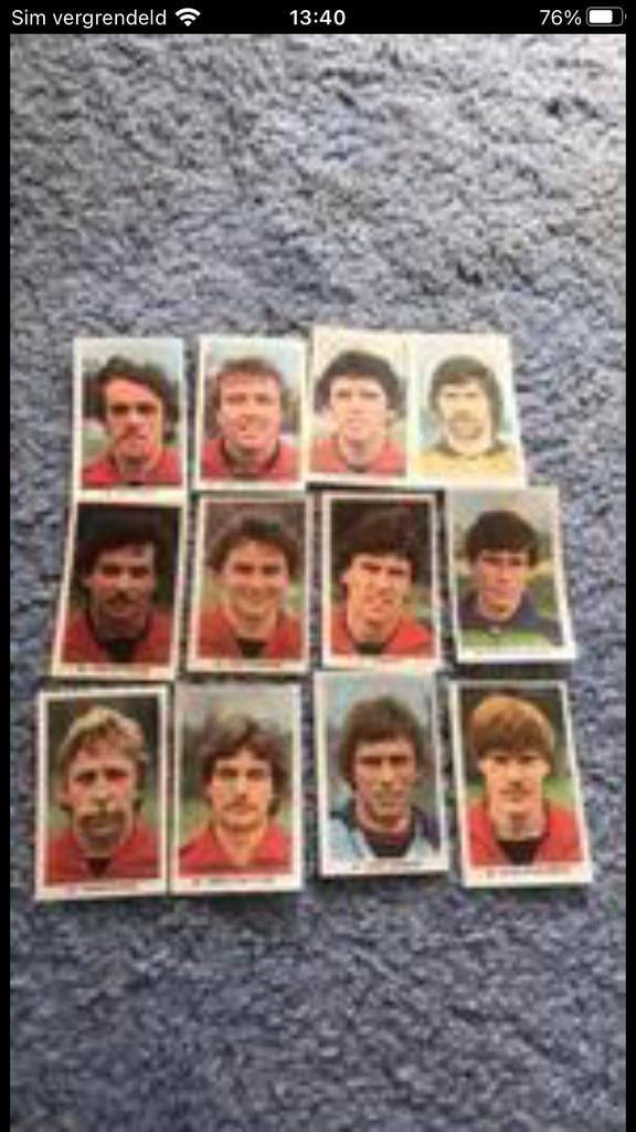 Excelsior panini vanderhout 1979-1980, Ophalen of Verzenden, Gebruikt, Buitenlandse clubs, Poster, Plaatje of Sticker