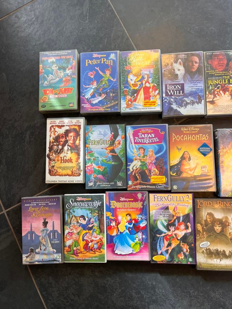 Videobanden Disney en anderen, Alle leeftijden, Ophalen of Verzenden, Zo goed als nieuw