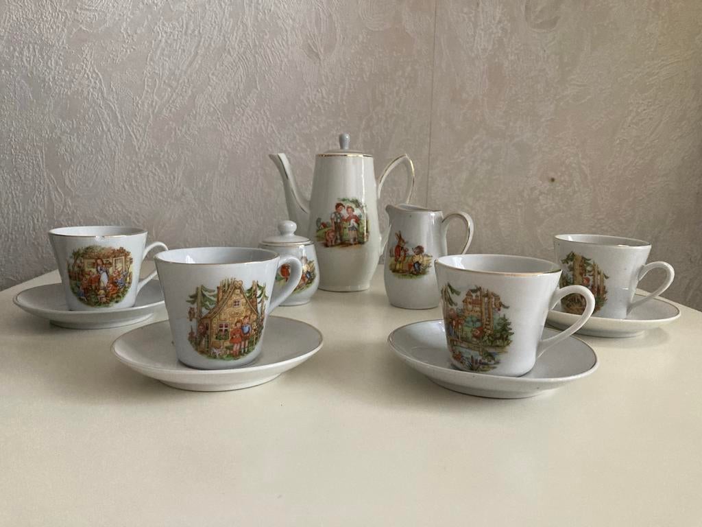 Vintage Kinderservies Mecki, Verzamelen, Ophalen of Verzenden, Zo goed als nieuw