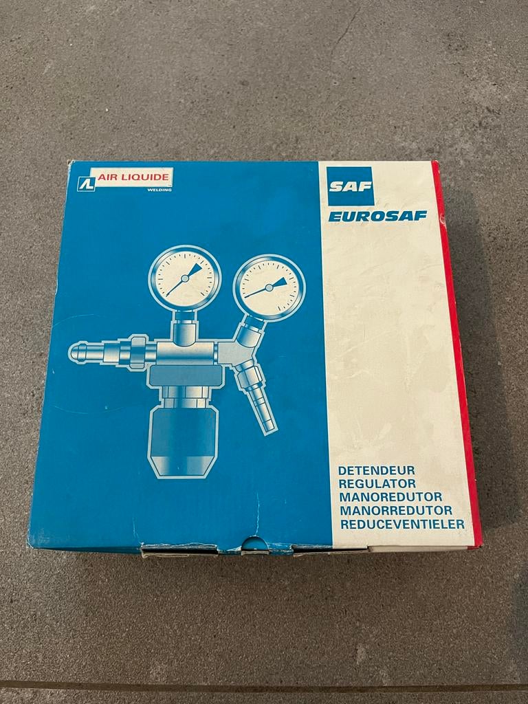 Acetyleen Regulator Eurosaf Air Liquide, Doe-het-zelf en Verbouw, Ophalen of Verzenden, Gebruikt, Minder dan 150 ampère, Overige typen