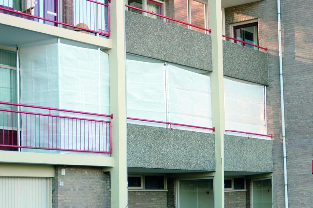 Te koop doorwerk wind/regenkap Dolan voor galerij / balkon !, Doe-het-zelf en Verbouw, Steigers, Ophalen, Overige typen, Nieuw