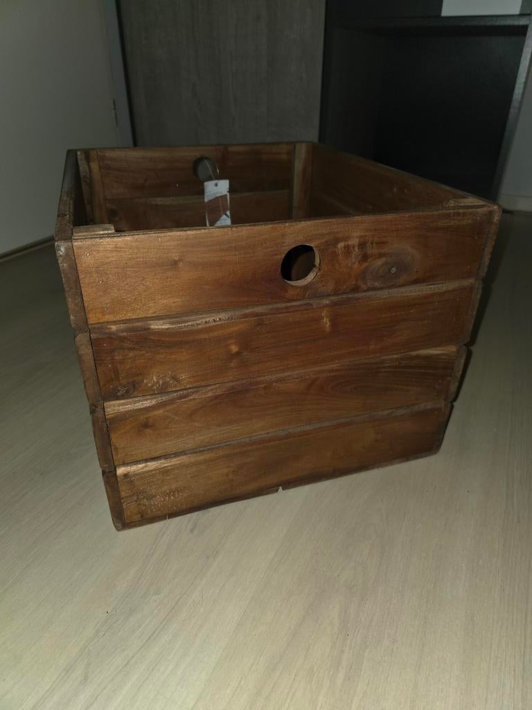 2 Stevige Houten Kisten - 38x29,5x44 cm, Ophalen