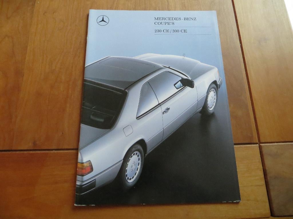 Folder Mercedes-Benz 230 CE, 300 CE Coupe 124 1988, Zo goed als nieuw, Mercedes-Benz, Mercedes, Ophalen of Verzenden