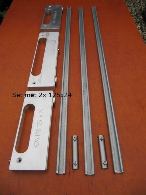 Set alu freesmallen GU en Ivana sluitkommen + rail, Doe-het-zelf en Verbouw, Ophalen of Verzenden, Nieuw