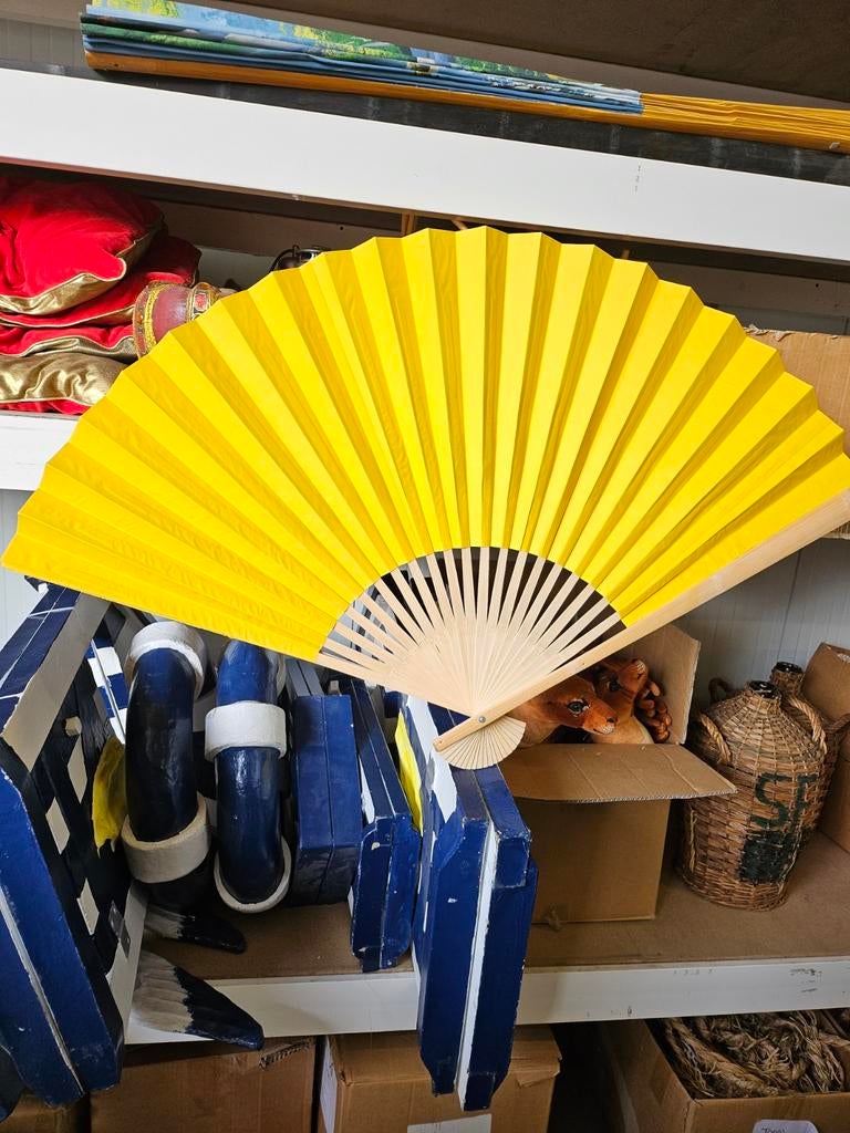 Decoratie waaier, Ophalen