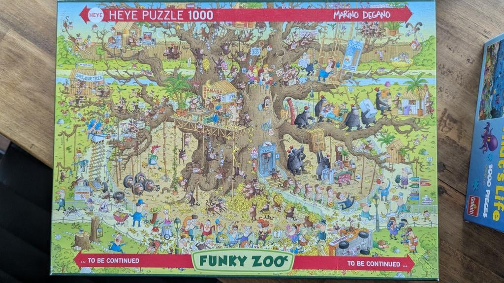 Funky Zoo Puzzel - Monkey Habitat, Ophalen of Verzenden