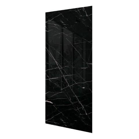 SPC wandpaneel Calacatta Black 265x120cm – zwarte marmerlook, Ophalen of Verzenden, Nieuw, Overige materialen, Minder dan 20 mm