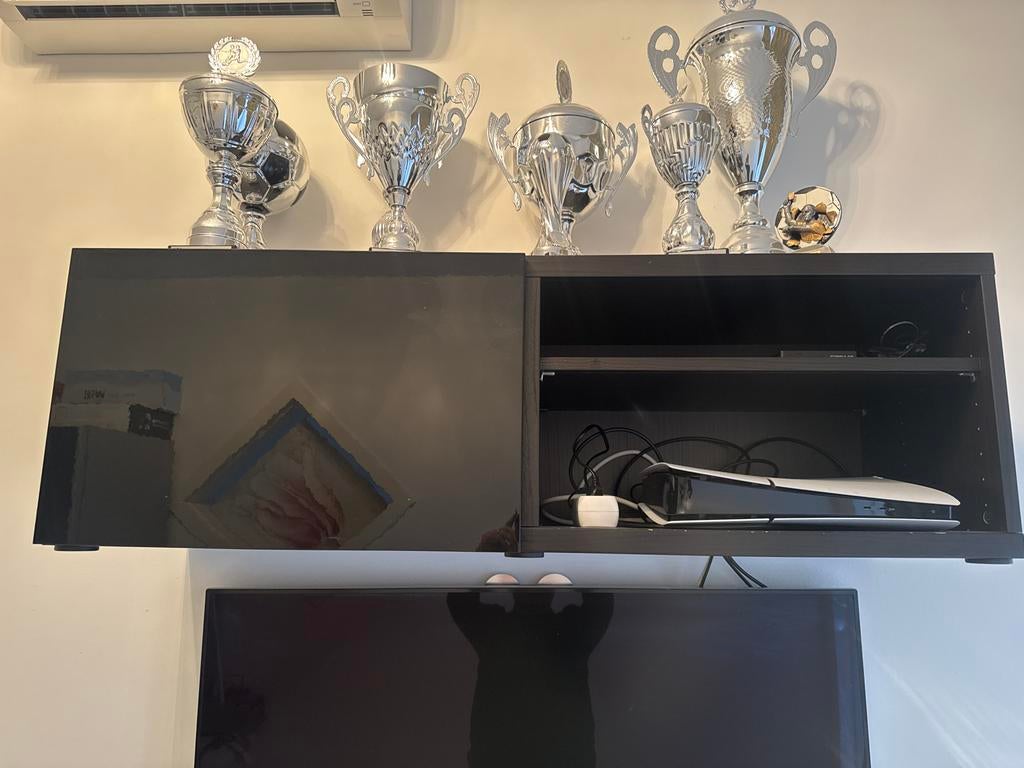 Zwarte tv meubel wandmeubel, Ophalen