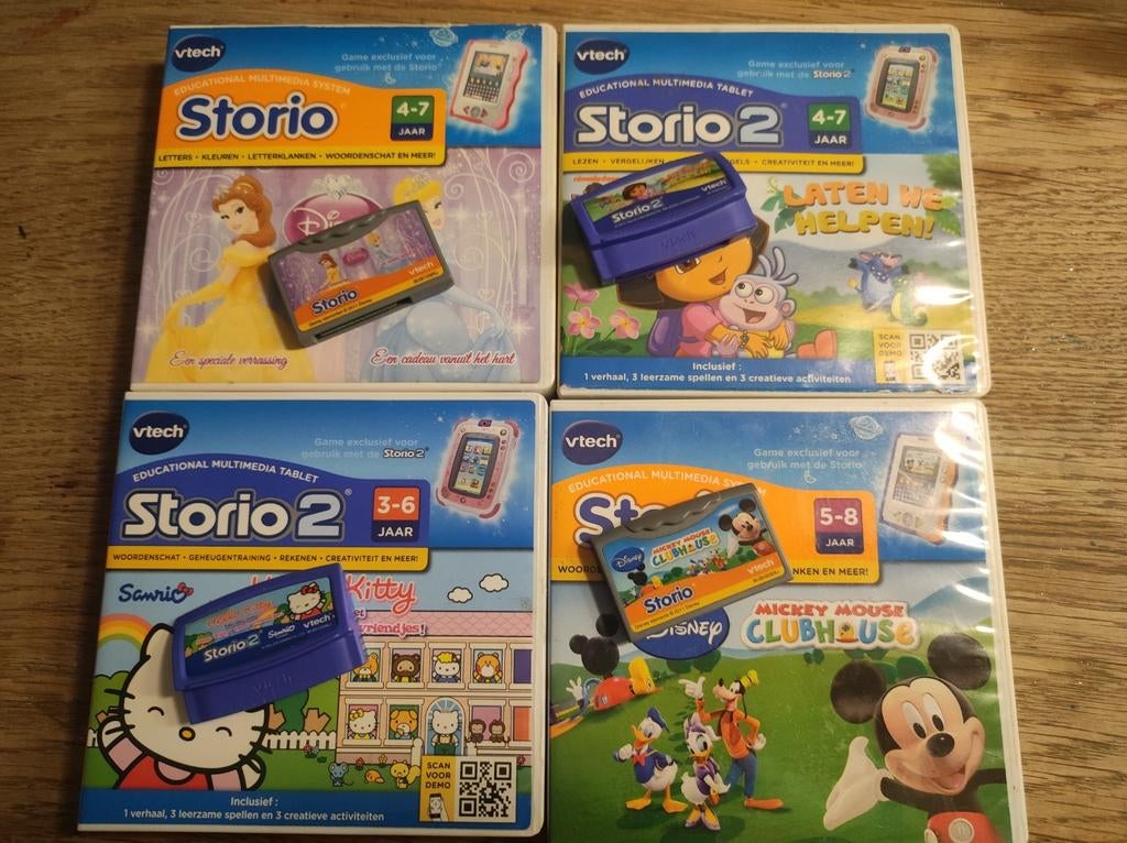 Storio 2 compleet met 4 spelletjes, Ophalen of Verzenden, Gebruikt, Jongen of Meisje