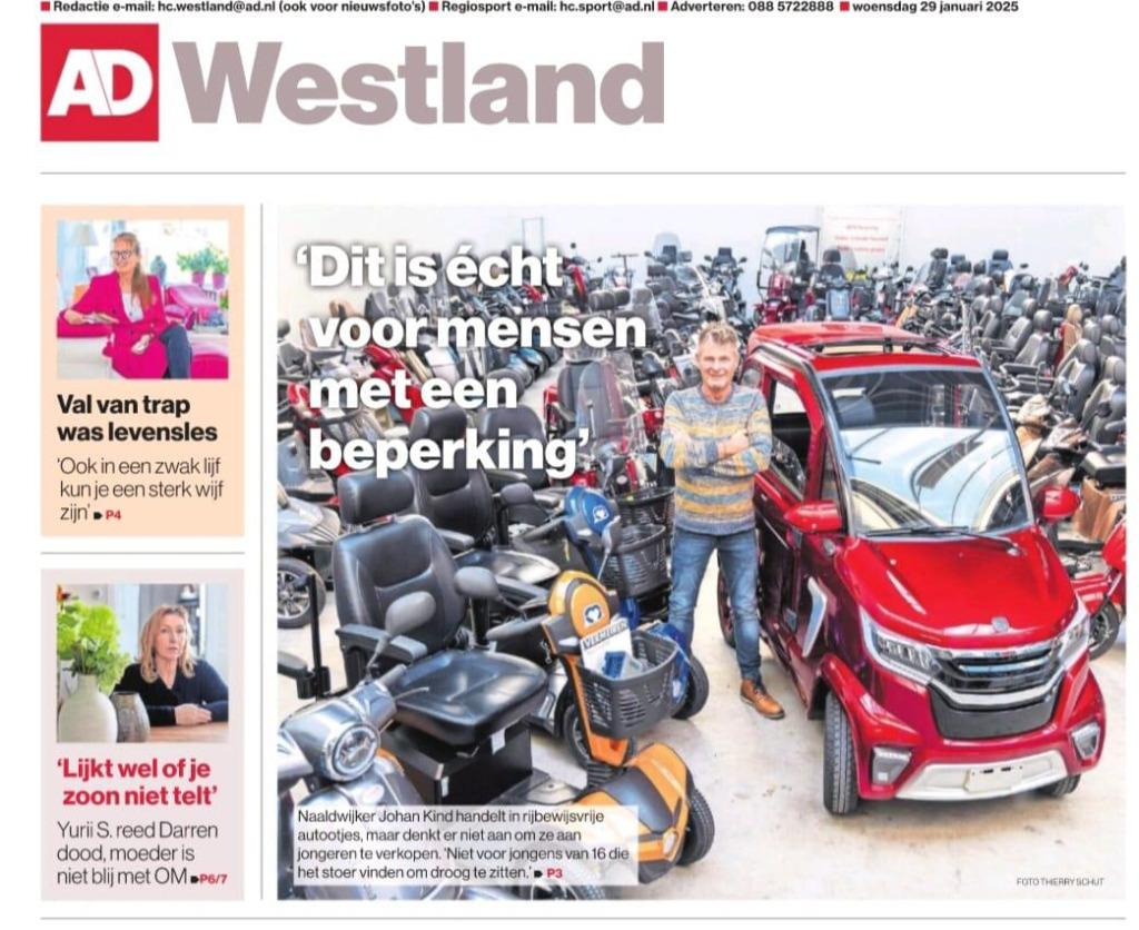Scootmobielen met hoge Korting, Overige merken, Gebruikt, Ophalen of Verzenden, 36 t/m 45 km