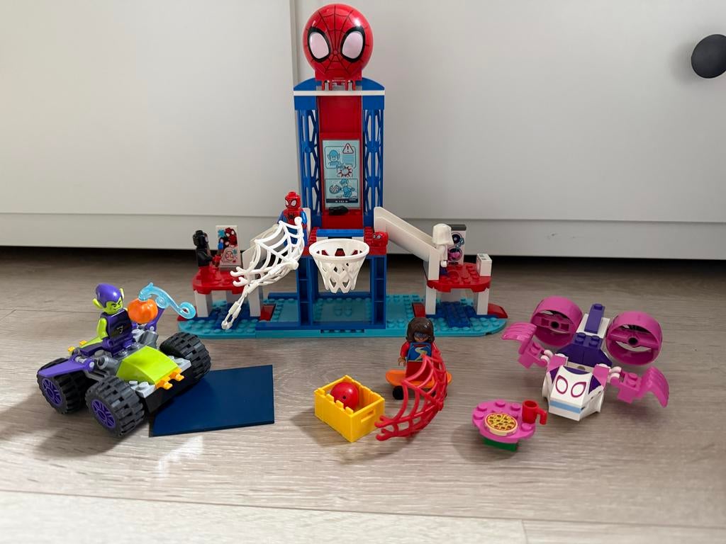Lego Spidey hoofdkwartier set 10784, Ophalen of Verzenden, Zo goed als nieuw, Lego