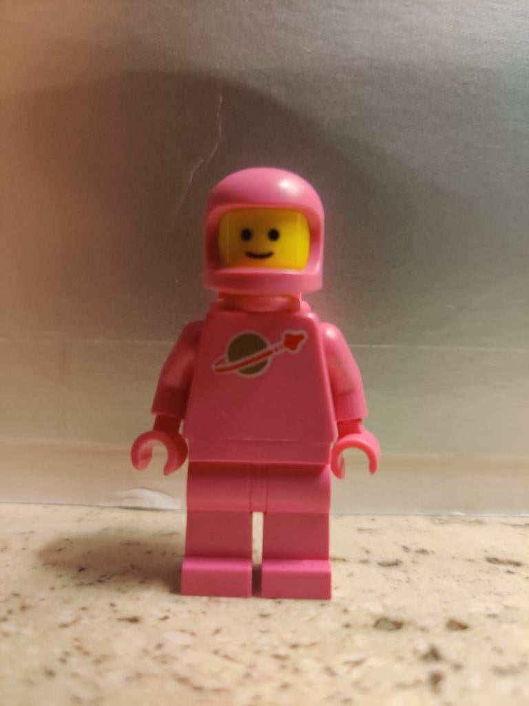 LEGO Minifiguur - Space Astronaut Lenny Roze, Ophalen of Verzenden