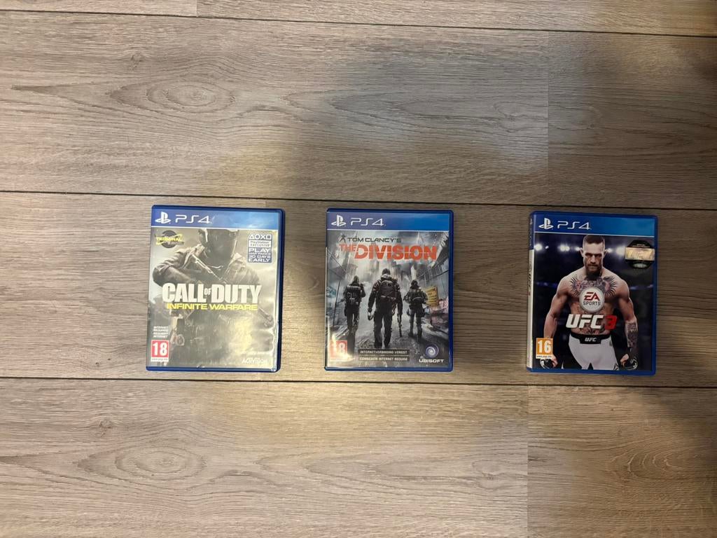 PS4 games bundel - 3 stuks - complete discs, Gebruikt, Vanaf 18 jaar, Shooter, 2 spelers