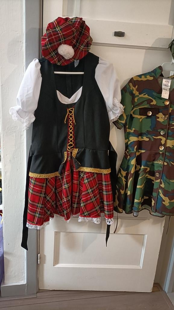 Schots jurkje kostuum, Ophalen of Verzenden, Zo goed als nieuw, Kostuum, Carnaval