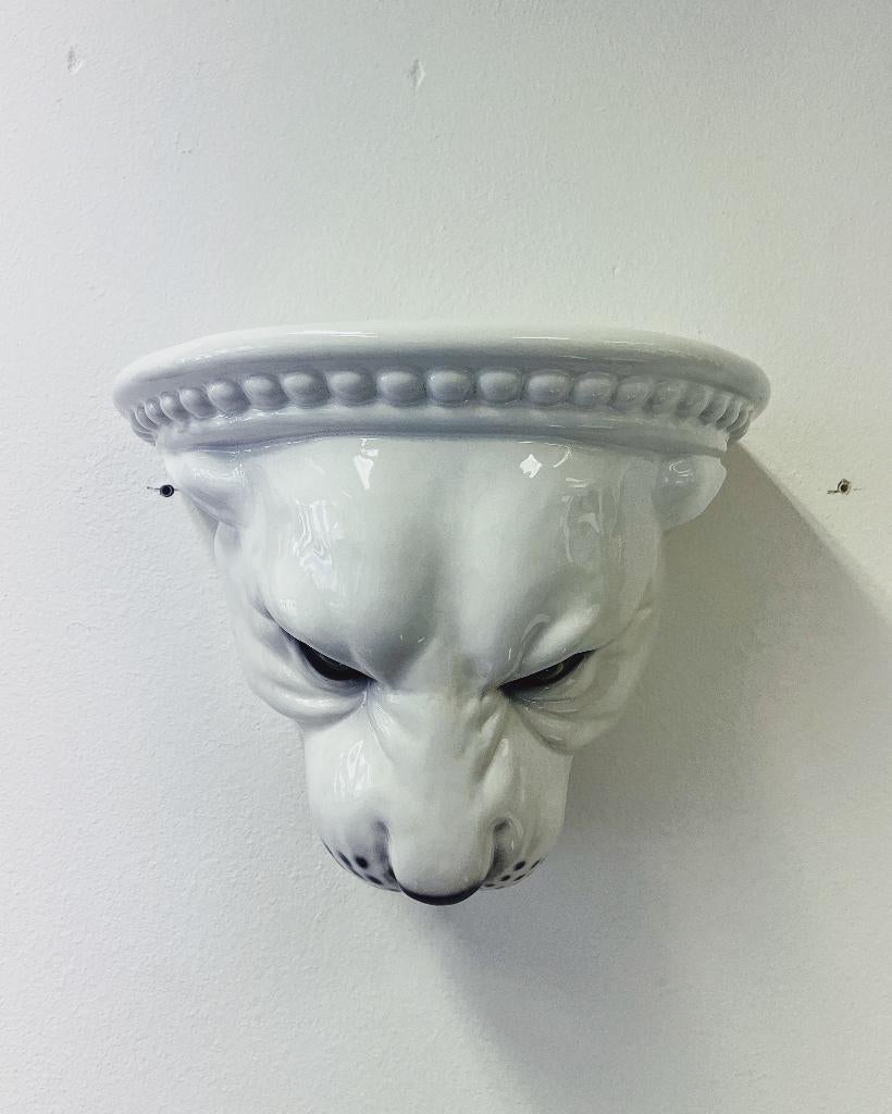 Wandplank Luipaard Wit, Ophalen of Verzenden, Nieuw, Dier