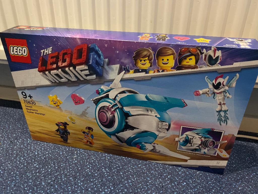 Lego Movie 2 Lego 70830 Lieve Chaos Systar Ruimteschip Nieuw, Ophalen, Nieuw, Complete set, Lego