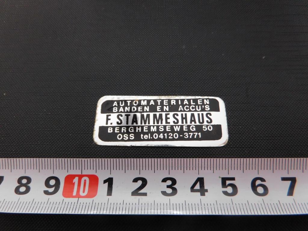 sticker folie automaterialen banden accu's STAMMESHAUS oss *, Verzamelen, Stickers, Zo goed als nieuw, Ophalen