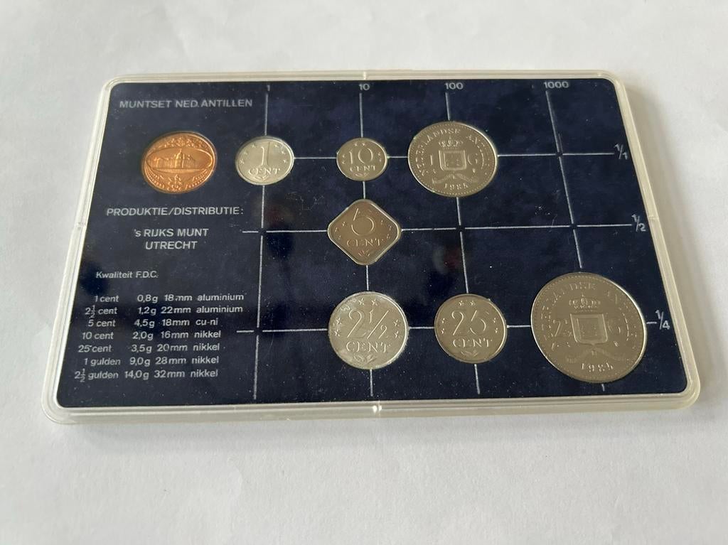 Nederlandse Antillen 1985 muntset, Ophalen of Verzenden, Koningin Beatrix, Overige waardes, Setje
