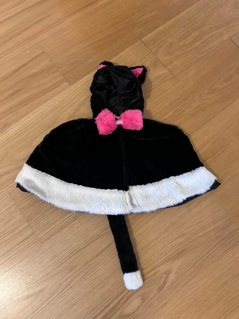 Poezencape baby peuter, Kinderen en Baby's, Carnavalskleding en Verkleedspullen, Ophalen of Verzenden, Zo goed als nieuw, Jongen of Meisje