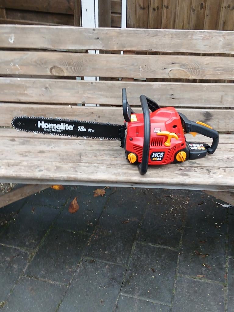 Kettingzaag Homelite, Ophalen of Verzenden, Gebruikt, Boomzaag