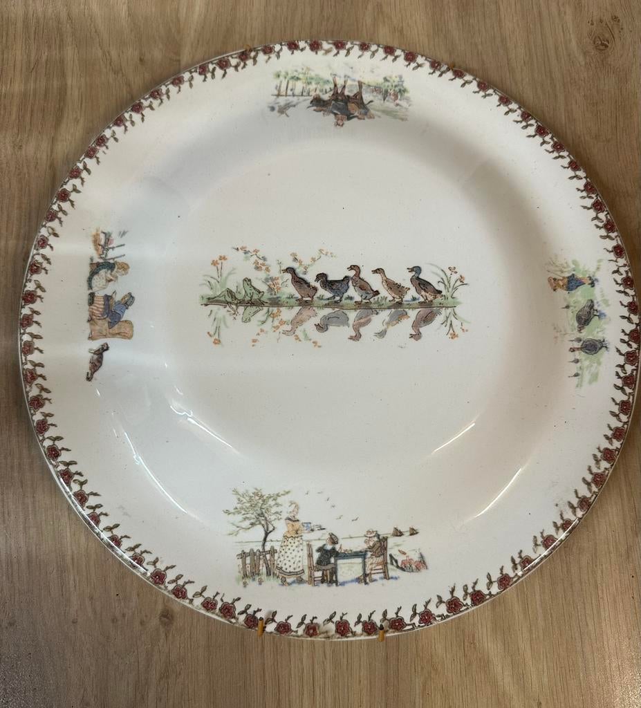 Sarreguemines pannenkoekenbord, Ophalen