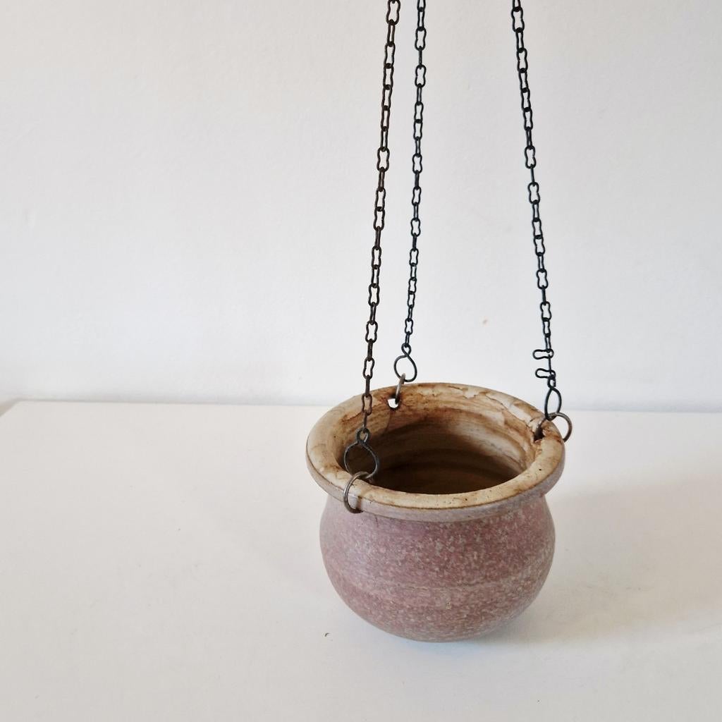 Vintage hangpot bloempot jaren 80 / 90 retro hangpot, Ophalen of Verzenden, Huis en Inrichting