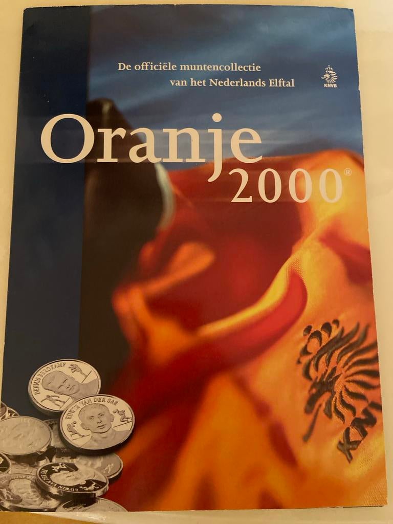 Oranje 2000 Muntencollectie - Officiële Uitgave, Verzamelen, Sportartikelen en Voetbal, Ophalen of Verzenden, Zo goed als nieuw