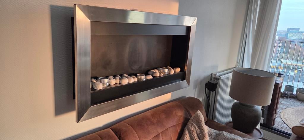 Moderne Ethanolhaard - Hangend Model, Ophalen, Zo goed als nieuw, Hangende haard, Overige soorten