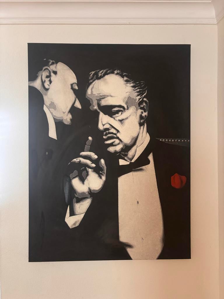 Schilderij van The Godfather, Antiek en Kunst, Ophalen of Verzenden