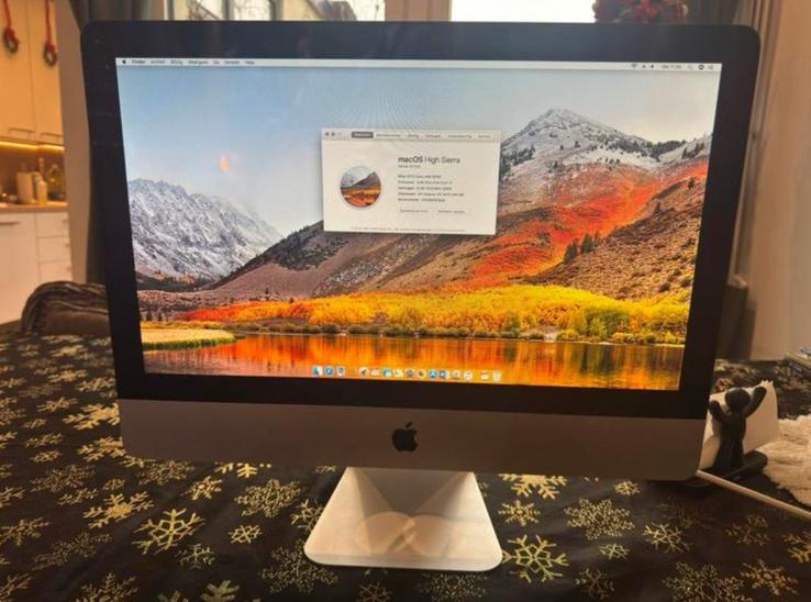 Imac 21,5 inch macOS High Sierra 2010, IPS, Full HD, Ophalen of Verzenden, Zo goed als nieuw