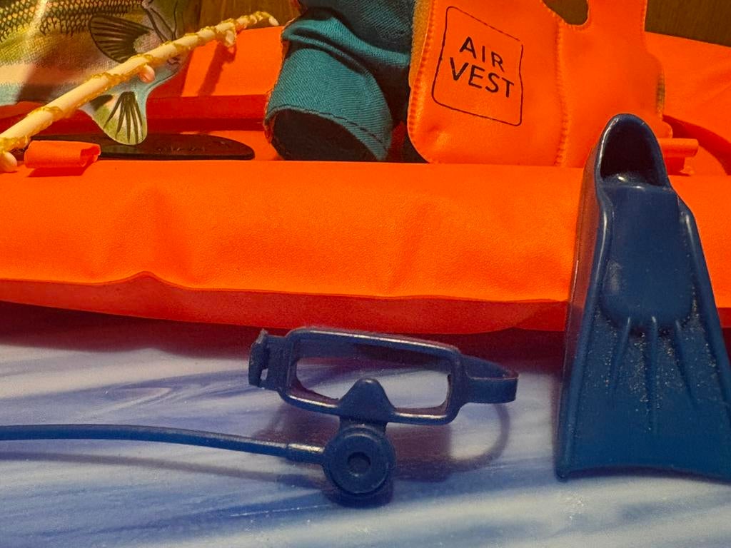 Big Jim Opblaasbaar Bootje / Vlot - vrijwel complete Set, Ophalen of Verzenden, Zo goed als nieuw