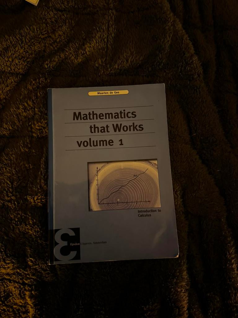 Mathematics that Works volume 1, Boeken, Studieboeken en Cursussen, Zo goed als nieuw, WO, Beta, Ophalen of Verzenden