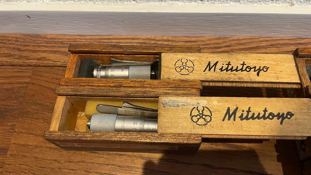 Mitutoyo Speer schroefmaat micrometer 50 t/m 150, -, Ophalen of Verzenden, Zo goed als nieuw, Mitutoyo