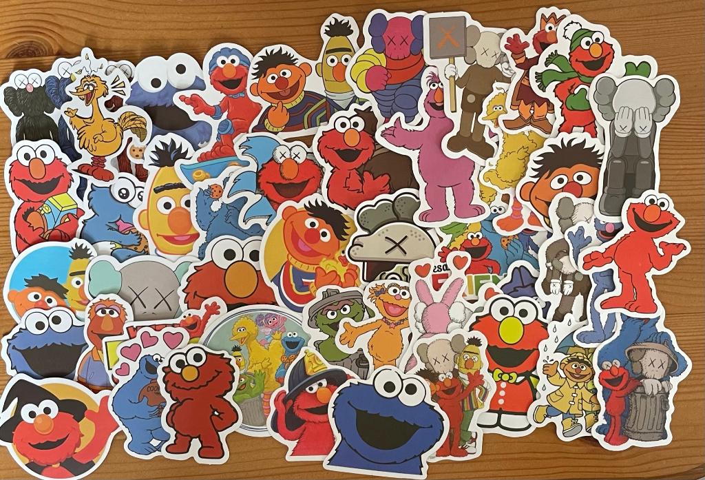 Sesamstraat stickers, Verzenden, Nieuw, Meerdere stickers