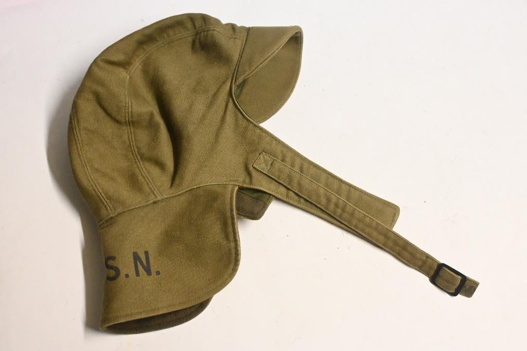 US navy deck cap winter cap amerika wo2 marine, Verzamelen, Militaria | Tweede Wereldoorlog, Ophalen of Verzenden, Marine, Amerika